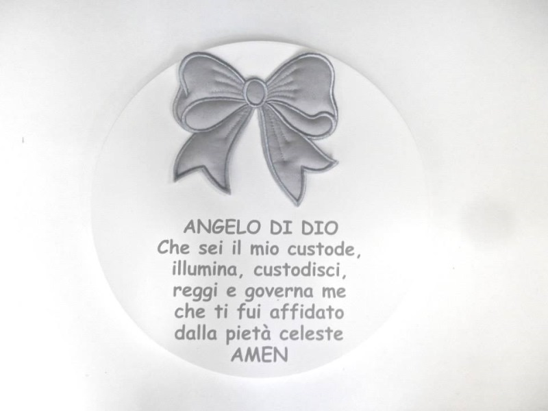 Preghiera Nenie ANGELO DI DIO Baby Arredi