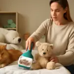Peli di animali nella cameretta: rimedi sicuri per i bimbi Astuzie che non danneggiano peluche e tessuti