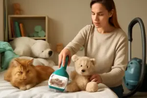 Peli di animali nella cameretta: rimedi sicuri per i bimbi Astuzie che non danneggiano peluche e tessuti