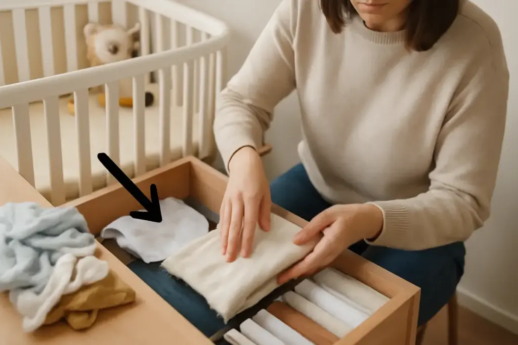 Come evitare disordine nei cassetti dei neonati? La soluzione pratica che non richiede accessori costosi
