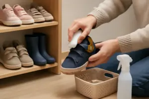 Come sistemare le scarpe dei bambini in modo funzionale? Il trucco che aiuta a mantenerle pulite più a lungo