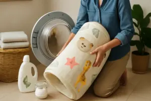 Tappetini per bambini: come lavarli in modo ecologico senza rovinarli