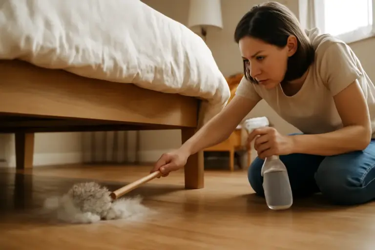 Polvere sotto il lettino: come eliminarla naturalmente per un sonno più sicuro