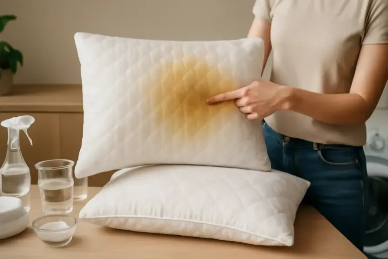 Come togliere facilmente il sudore dai cuscini dei bambini usando solo rimedi casalinghi: guida passo passo