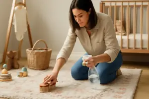 Tappeti nella stanza dei piccoli: quali metodi naturali funzionano davvero per igienizzarli?