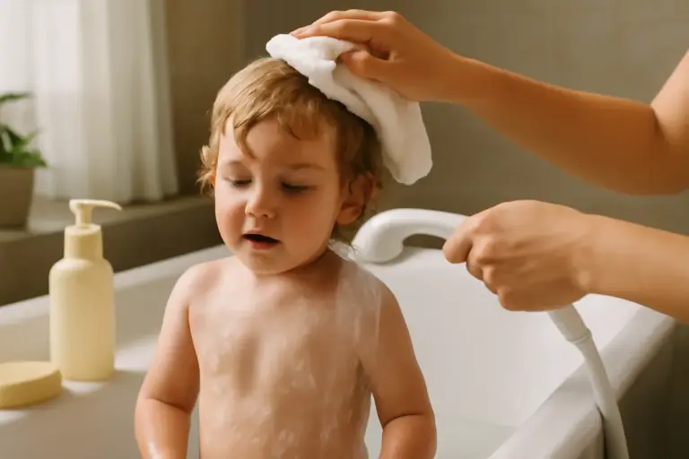 Qual è il modo migliore per eliminare i residui di sapone naturale dalle superfici dei bambini? Il passaggio che previene irritazioni cutanee