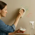 Come pulire le pareti sporche di pastelli con rimedi casalinghi: tecnica semplice che rispetta la pittura