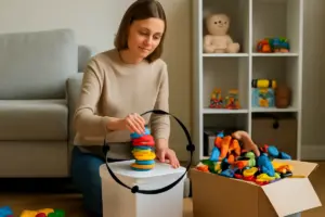 Come gestire la rotazione dei giocattoli: il sistema che riduce il disordine e valorizza ogni gioco