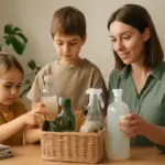 Riorganizzare i prodotti di pulizia per la casa con bambini: la scelta green che fa davvero la differenza