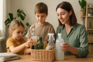 Riorganizzare i prodotti di pulizia per la casa con bambini: la scelta green che fa davvero la differenza