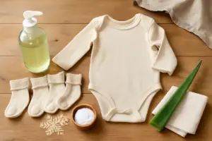 Calzini e body dei neonati: lavaggio naturale e trucchi per una pelle protetta