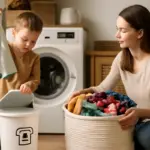 Gestione dei vestiti sporchi dei bambini in modo naturale: l’abitudine salva-ordine che facilita il bucato