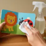 Come si possono pulire i libri cartonati dei bambini senza rovinare le immagini? Alternativa naturale che conserva i colori