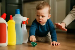 Quali ingredienti evitare nelle pulizie domestiche? Ecco quelli più rischiosi per i bimbi