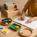 Organizzare il tavolo per le attività dei bimbi: dettagli spesso ignorati che migliorano ordine e concentrazione